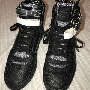 Puma Women's 8.5 SKY II Hi Texture Sneakers Black
